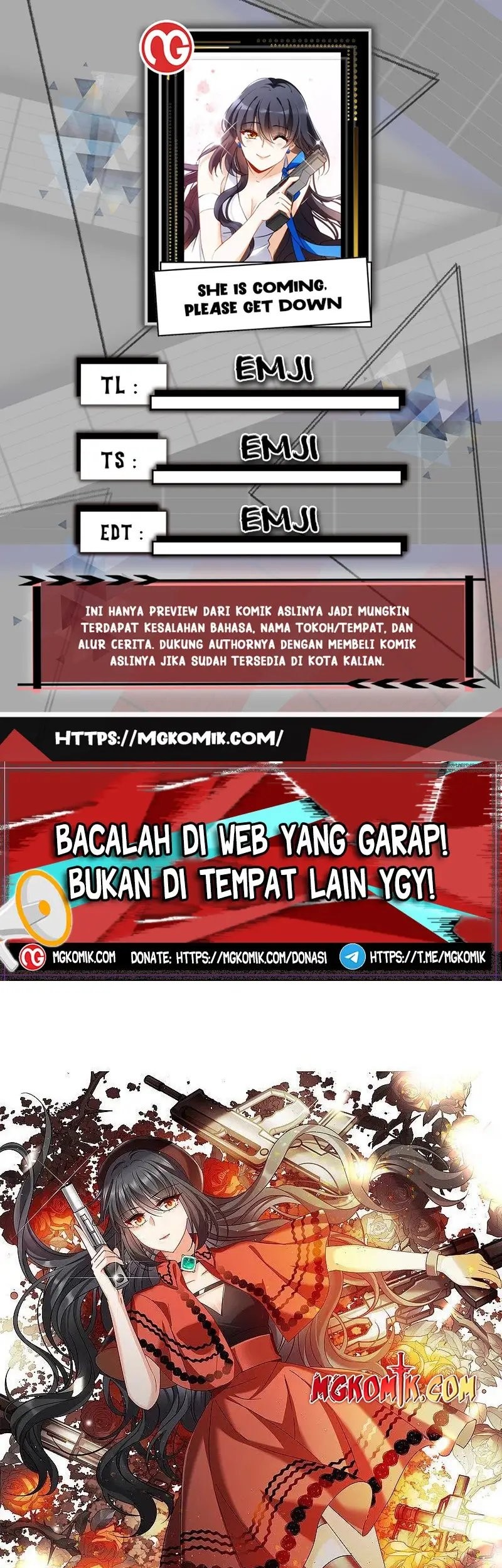 Baca Komik She Is Coming, Please Get Down! Chapter 99.1 Gambar 1