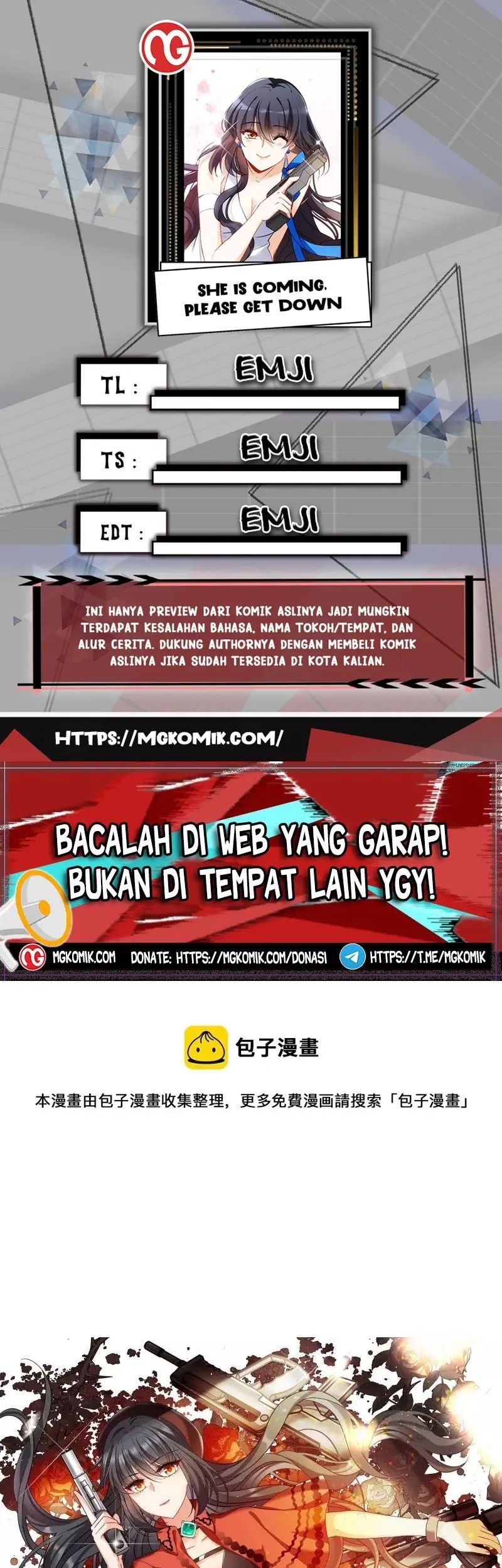 Baca Komik She Is Coming, Please Get Down! Chapter 98.1 Gambar 1