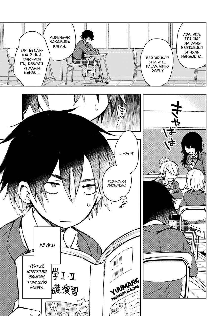 Jaku-chara Tomozaki-kun Chapter 01 Gambar 4
