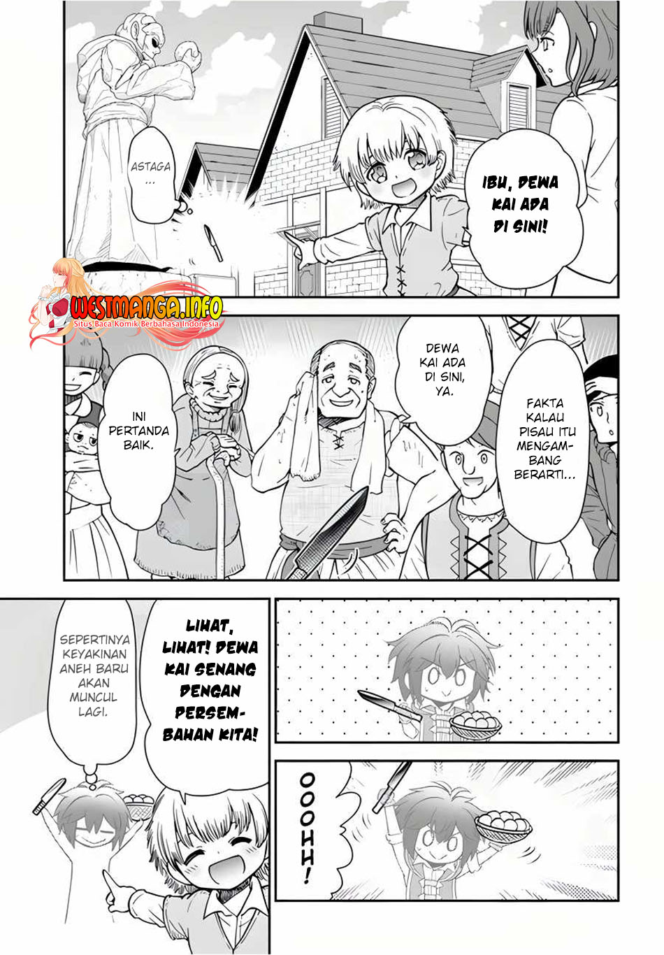 Tenohira Kaitakumura de Isekai Kenkouki ~Fueteku Yome-tachi to Nonbiri Mujintou Raifu~ Chapter 35 Gambar 12