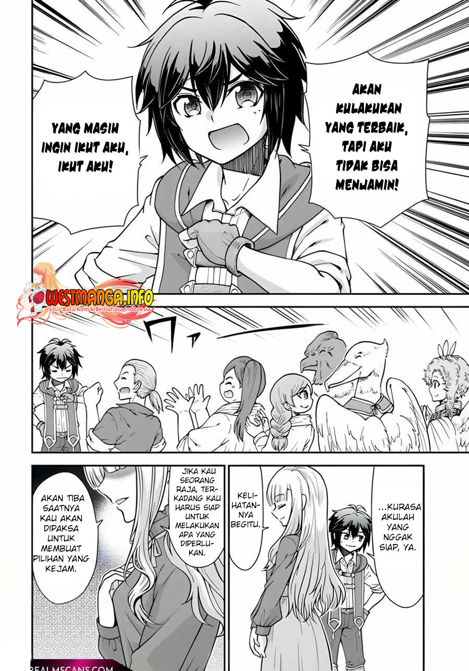 Tenohira Kaitakumura de Isekai Kenkouki ~Fueteku Yome-tachi to Nonbiri Mujintou Raifu~ Chapter 35 Gambar 21