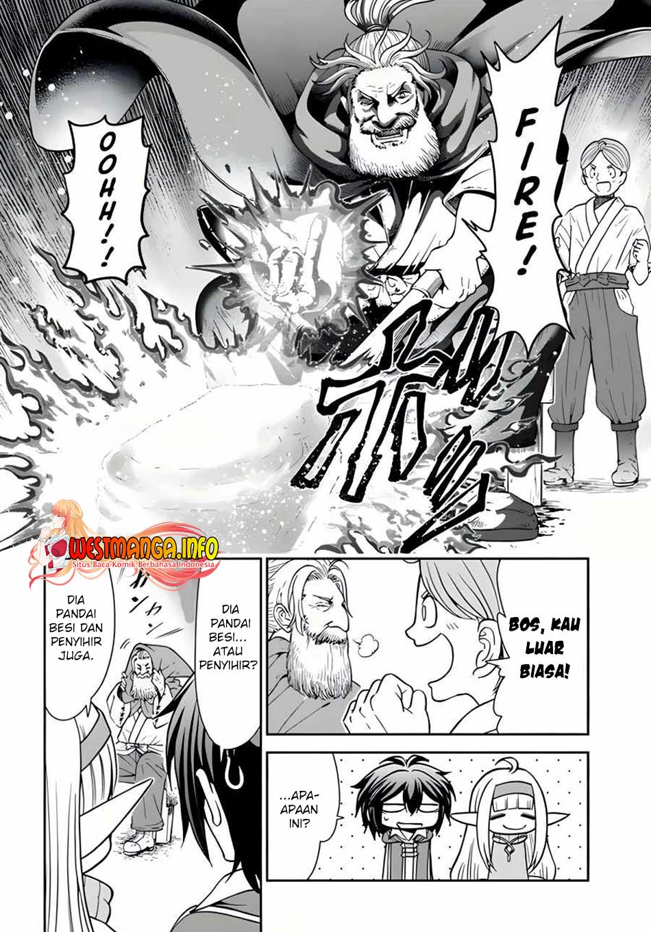Tenohira Kaitakumura de Isekai Kenkouki ~Fueteku Yome-tachi to Nonbiri Mujintou Raifu~ Chapter 35 Gambar 9