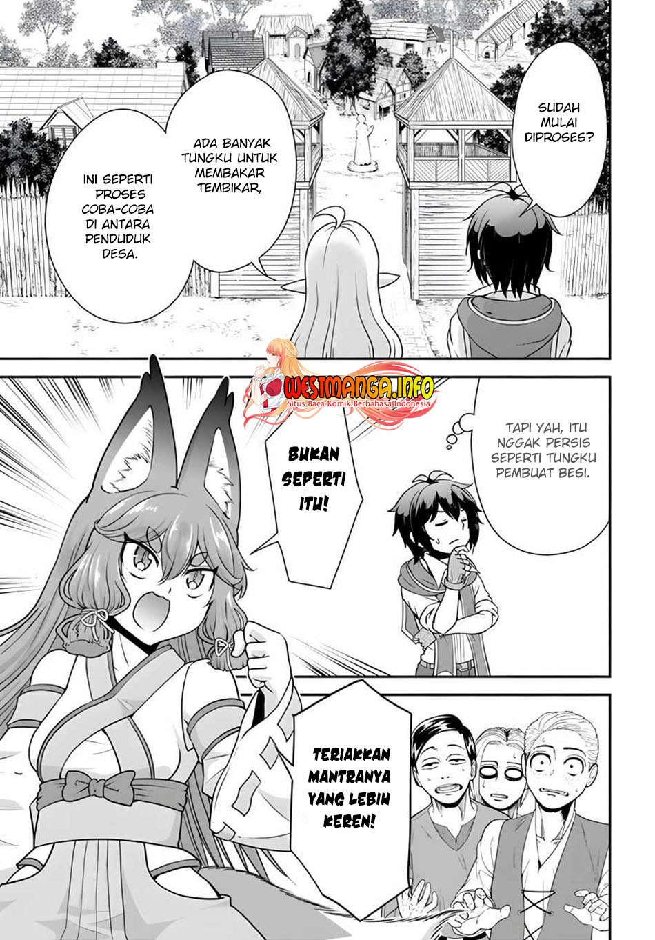 Tenohira Kaitakumura de Isekai Kenkouki ~Fueteku Yome-tachi to Nonbiri Mujintou Raifu~ Chapter 34 Gambar 13