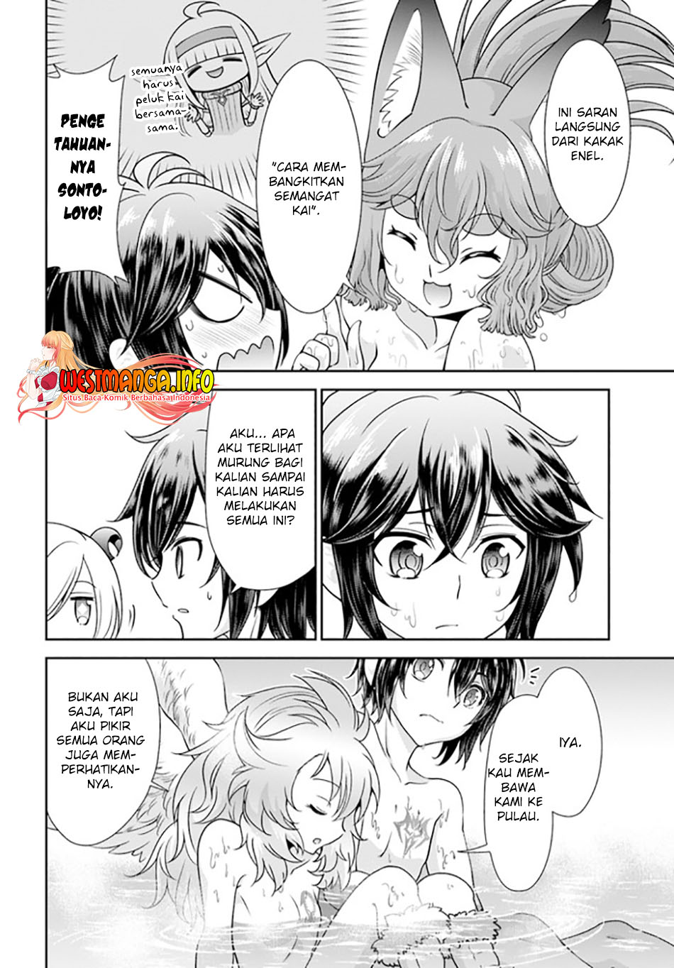 Tenohira Kaitakumura de Isekai Kenkouki ~Fueteku Yome-tachi to Nonbiri Mujintou Raifu~ Chapter 33 Gambar 24