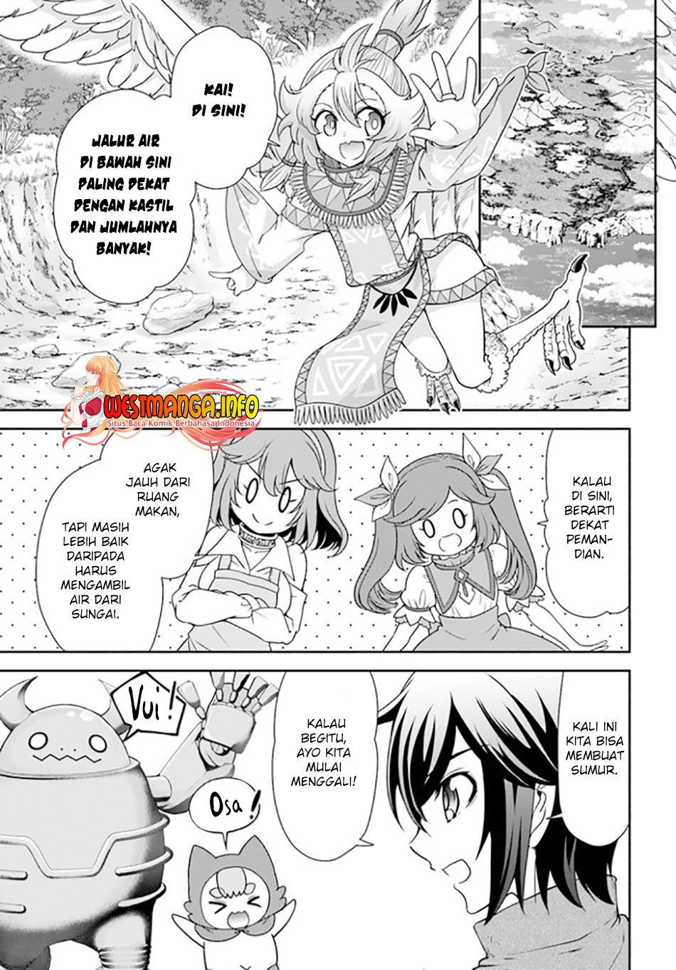 Tenohira Kaitakumura de Isekai Kenkouki ~Fueteku Yome-tachi to Nonbiri Mujintou Raifu~ Chapter 33 Gambar 4