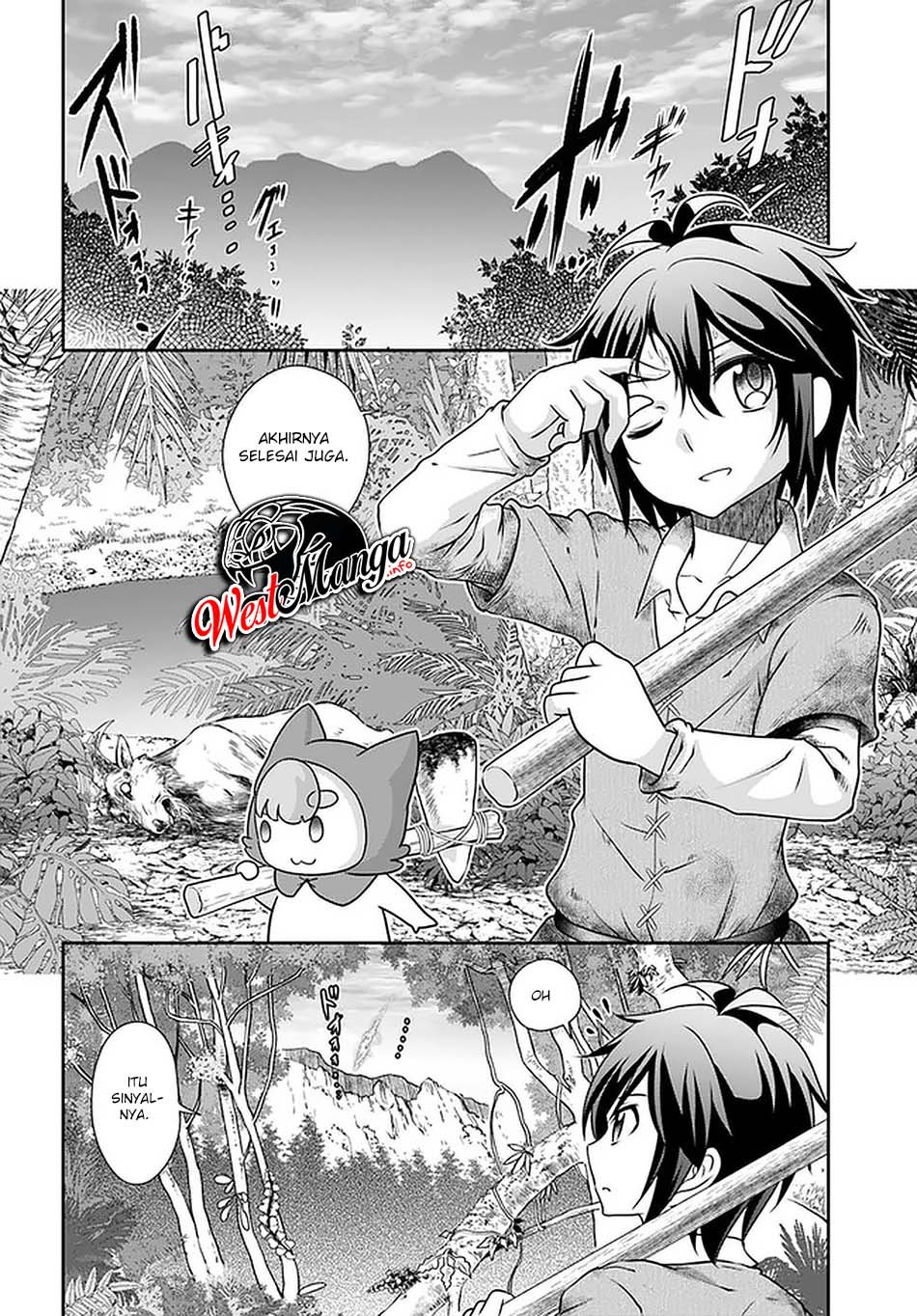 Tenohira Kaitakumura de Isekai Kenkouki ~Fueteku Yome-tachi to Nonbiri Mujintou Raifu~ Chapter 25 Gambar 15