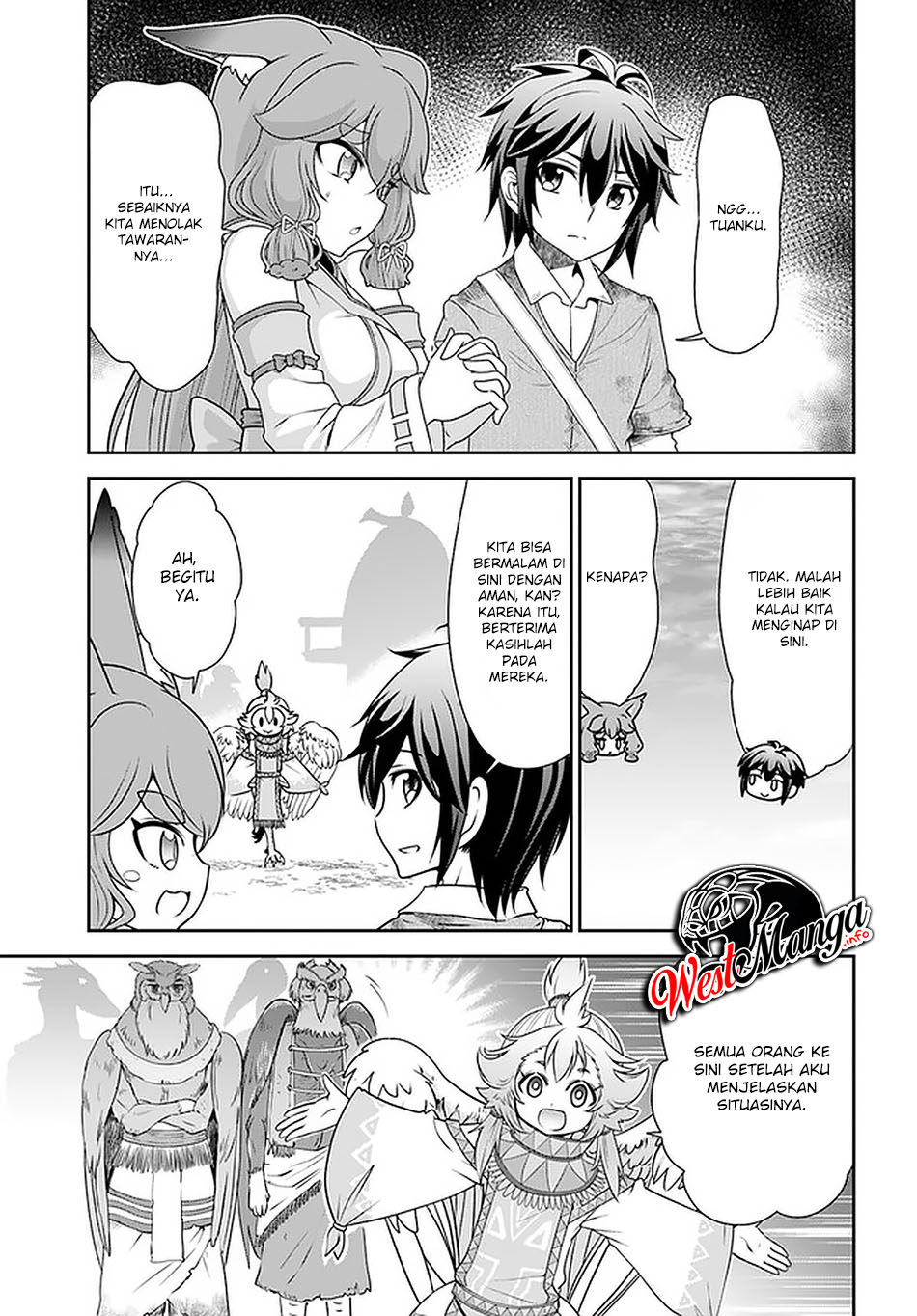 Tenohira Kaitakumura de Isekai Kenkouki ~Fueteku Yome-tachi to Nonbiri Mujintou Raifu~ Chapter 25 Gambar 29