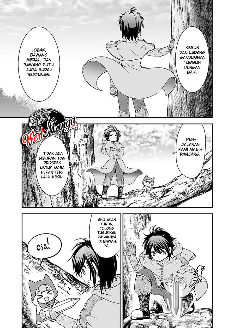 Tenohira Kaitakumura de Isekai Kenkouki ~Fueteku Yome-tachi to Nonbiri Mujintou Raifu~ Chapter 24 Gambar 5