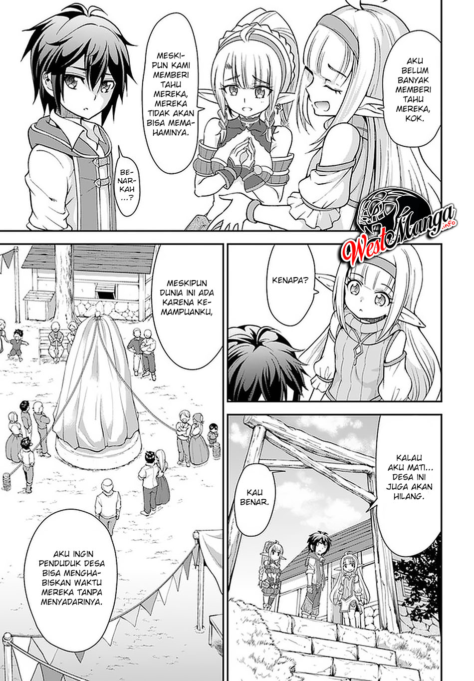 Tenohira Kaitakumura de Isekai Kenkouki ~Fueteku Yome-tachi to Nonbiri Mujintou Raifu~ Chapter 23 Gambar 11