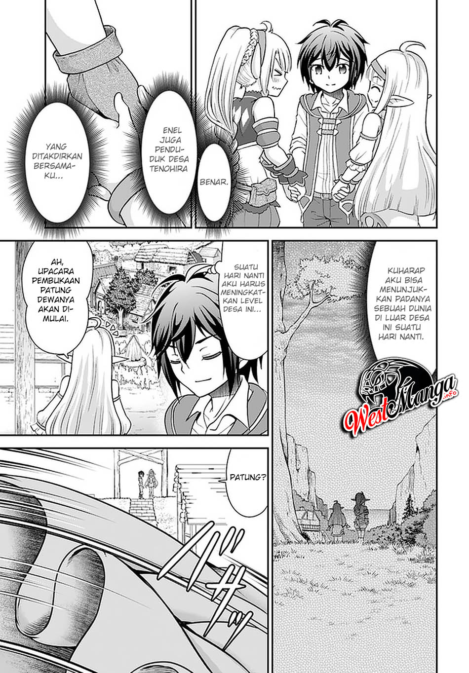 Tenohira Kaitakumura de Isekai Kenkouki ~Fueteku Yome-tachi to Nonbiri Mujintou Raifu~ Chapter 23 Gambar 13