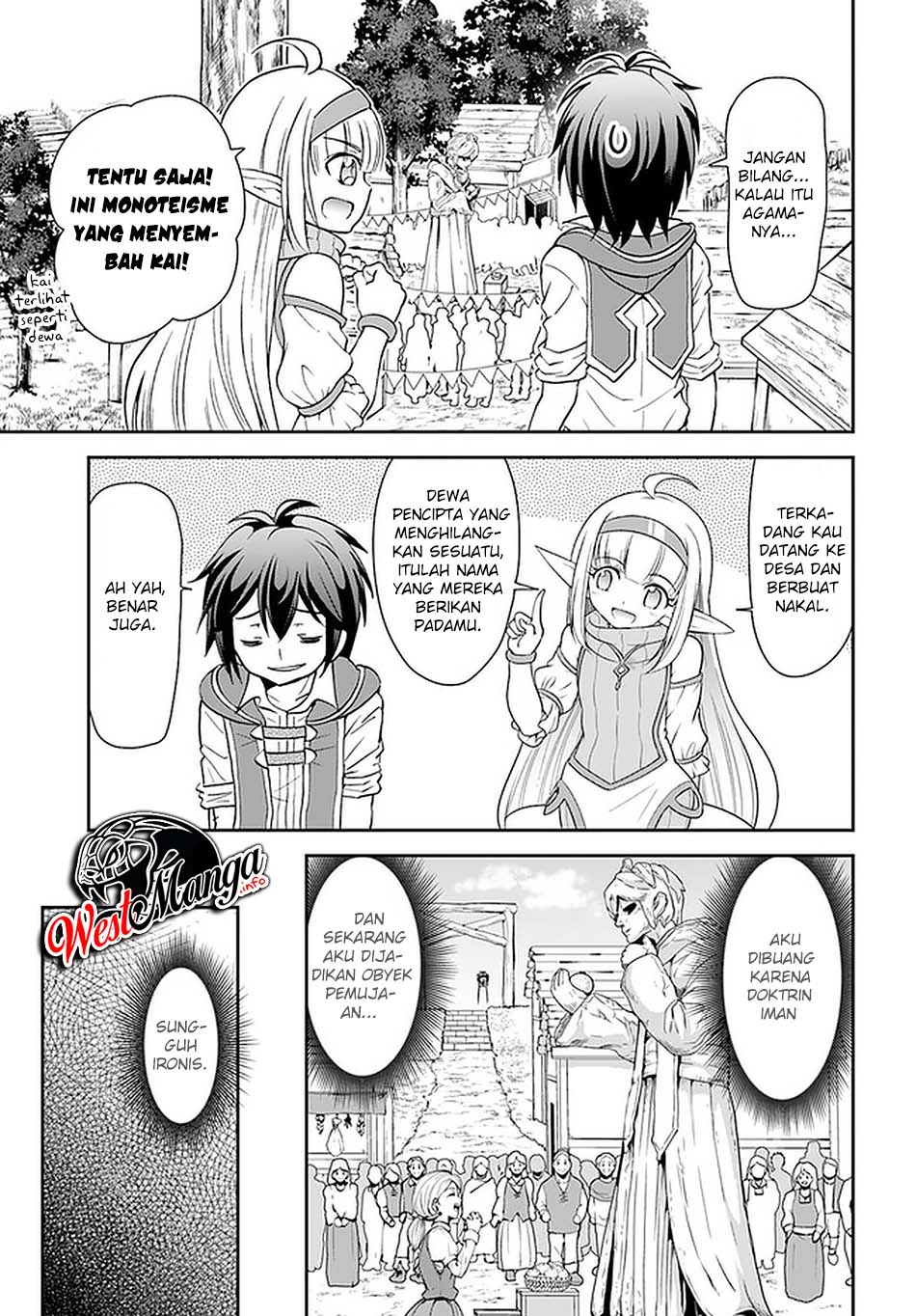 Tenohira Kaitakumura de Isekai Kenkouki ~Fueteku Yome-tachi to Nonbiri Mujintou Raifu~ Chapter 23 Gambar 16