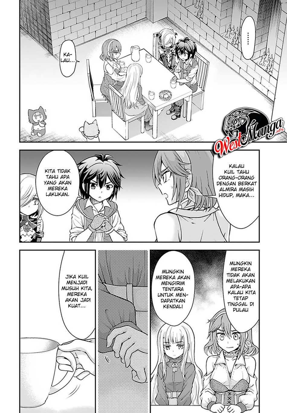 Tenohira Kaitakumura de Isekai Kenkouki ~Fueteku Yome-tachi to Nonbiri Mujintou Raifu~ Chapter 22 Gambar 17