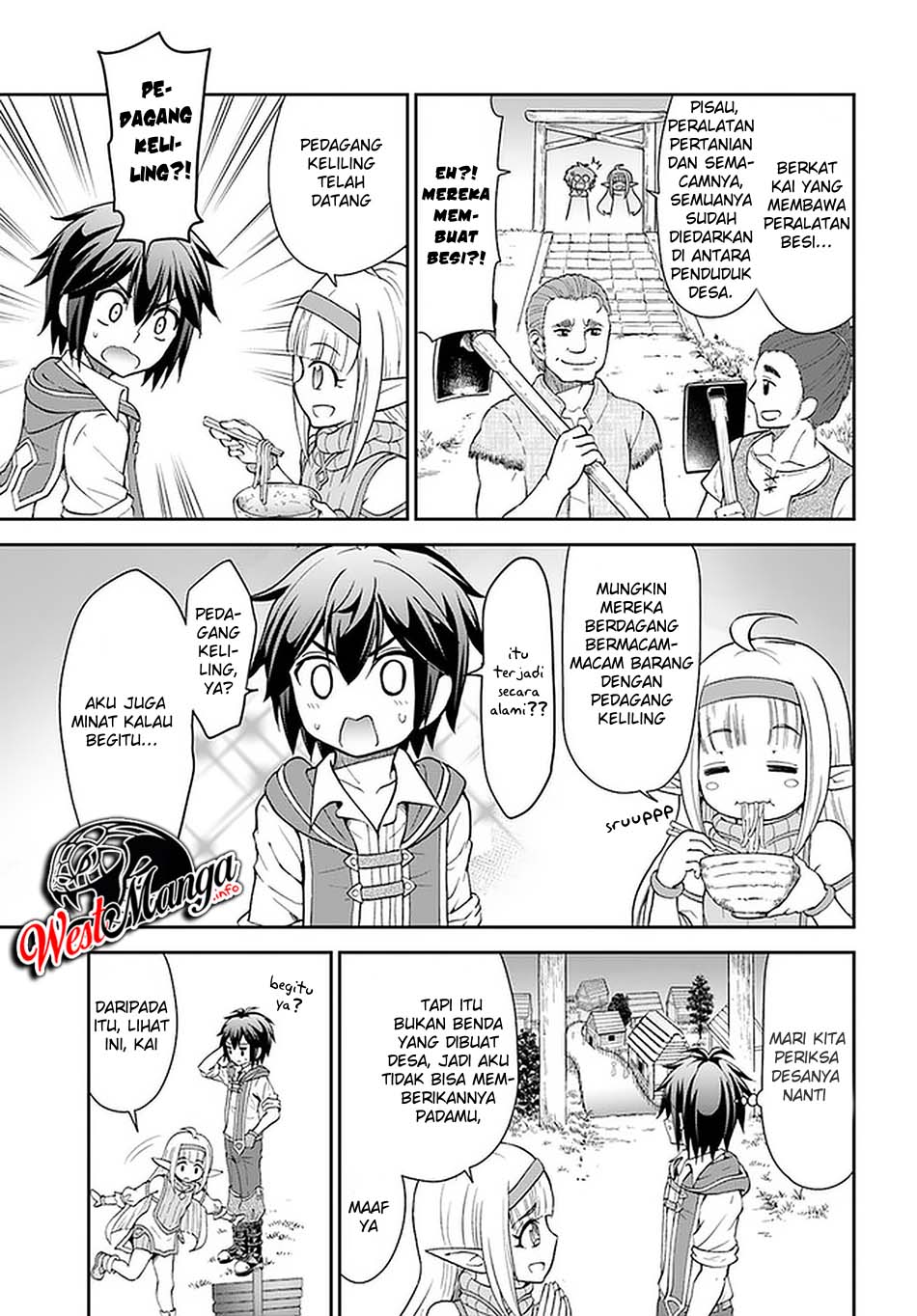 Tenohira Kaitakumura de Isekai Kenkouki ~Fueteku Yome-tachi to Nonbiri Mujintou Raifu~ Chapter 22 Gambar 24