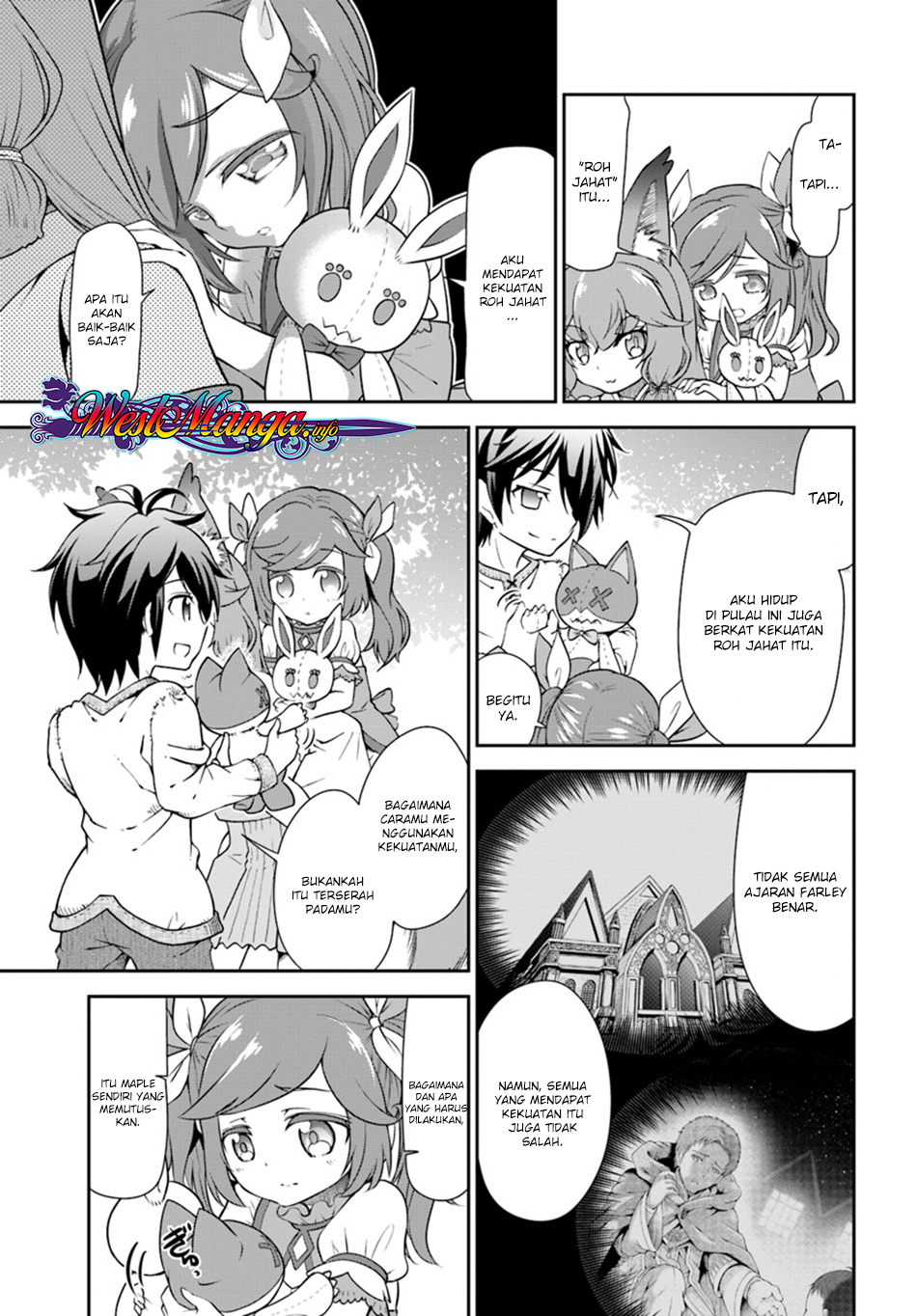 Tenohira Kaitakumura de Isekai Kenkouki ~Fueteku Yome-tachi to Nonbiri Mujintou Raifu~ Chapter 09 Gambar 24