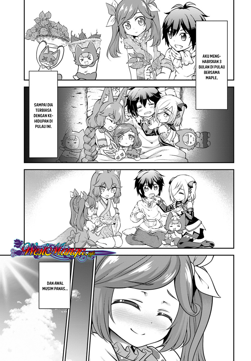 Tenohira Kaitakumura de Isekai Kenkouki ~Fueteku Yome-tachi to Nonbiri Mujintou Raifu~ Chapter 09 Gambar 30