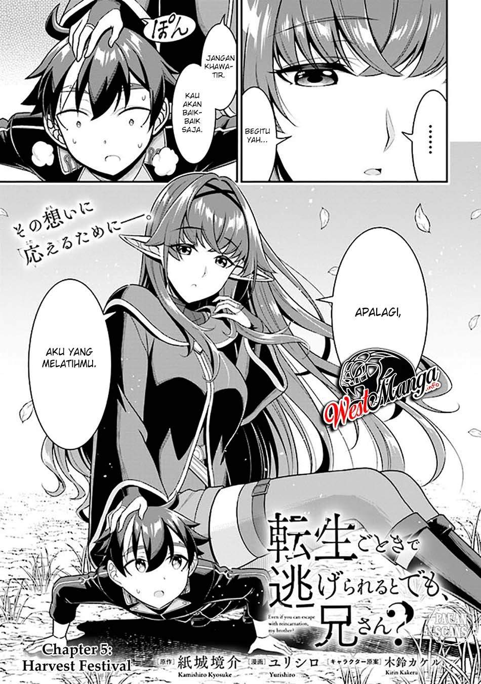 Tensei Gotoki de Nigerareru to demo, Nii-san? Chapter 05.1 Gambar 5