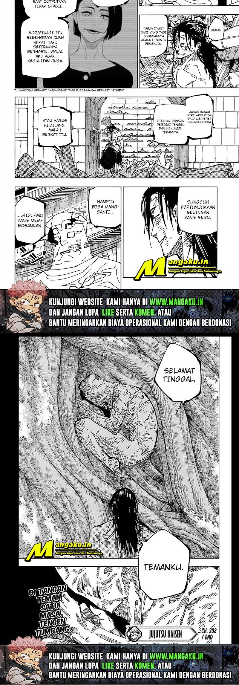 Jujutsu Kaisen Chapter 208 Gambar 9