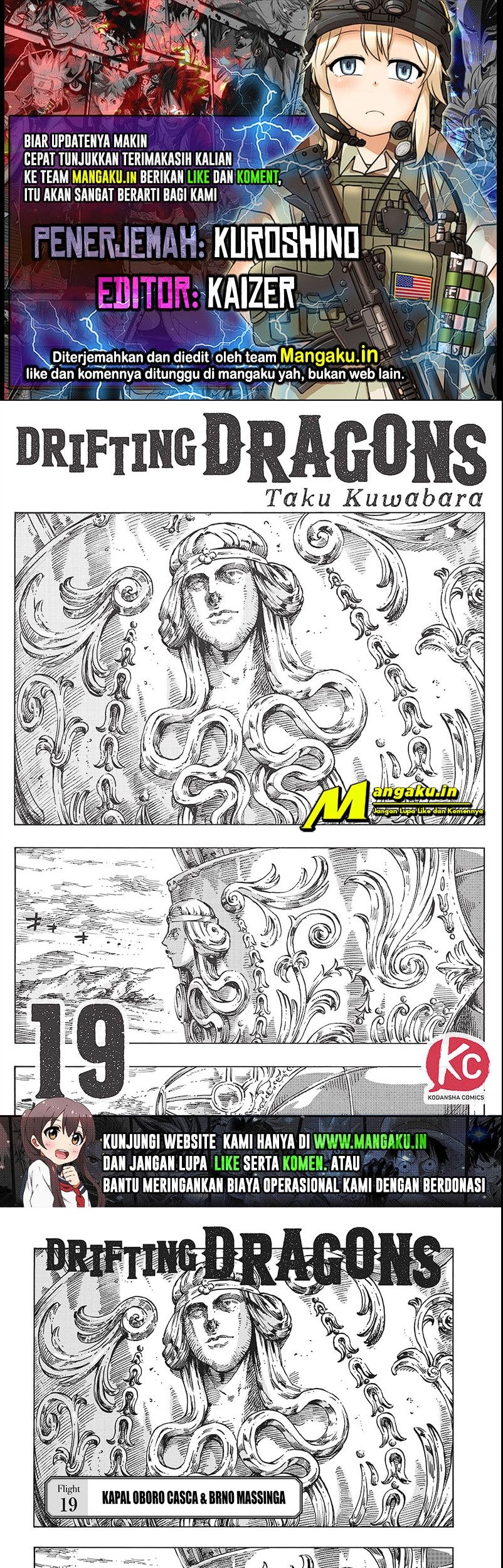 Baca Komik Kuutei Dragons Chapter 19 Gambar 1