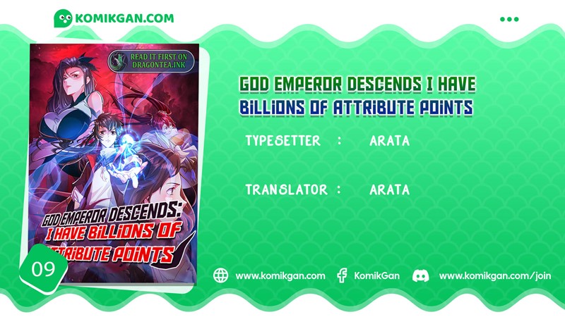 Baca Komik God Emperor Descends I have Billions of Attribute Points Chapter 9 Gambar 1