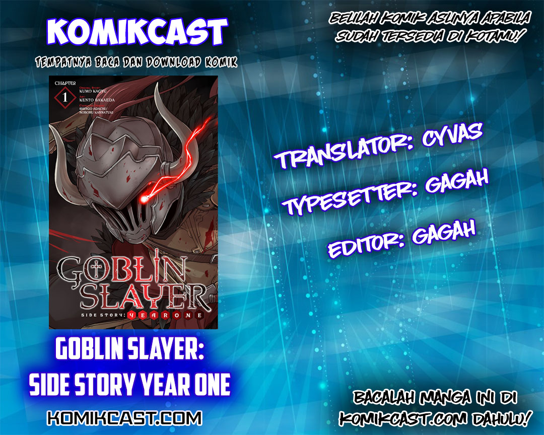 Baca Komik Goblin Slayer Side Story: Year One Chapter 14 Gambar 1