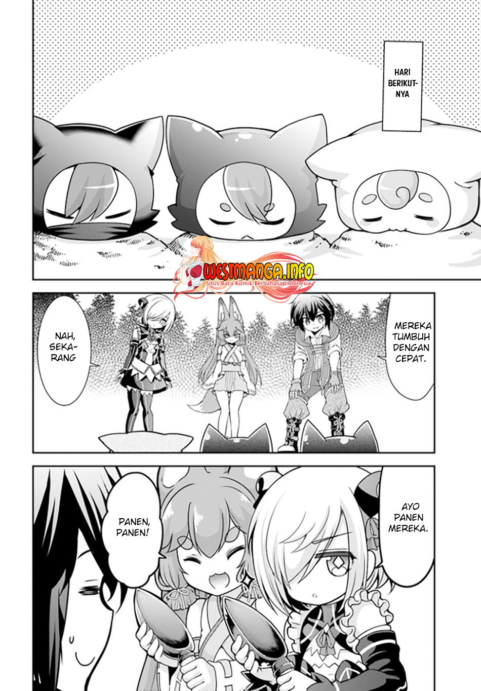 Tenohira Kaitaku Mura de Isekai Kenkokuki: Fueteku Yome-tachi to Nonbiri Mujintou Life (fix) Chapter 36 Gambar 21