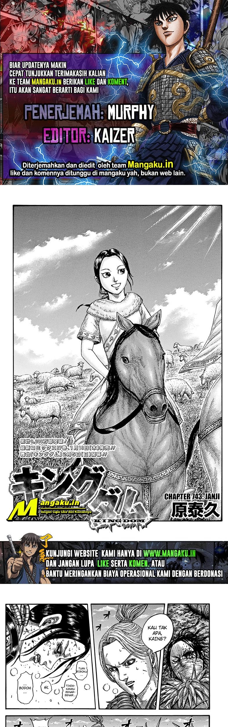 Baca Komik Kingdom Chapter 743 Gambar 1