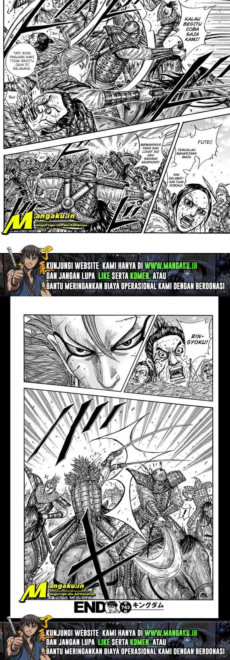 Kingdom Chapter 743 Gambar 10