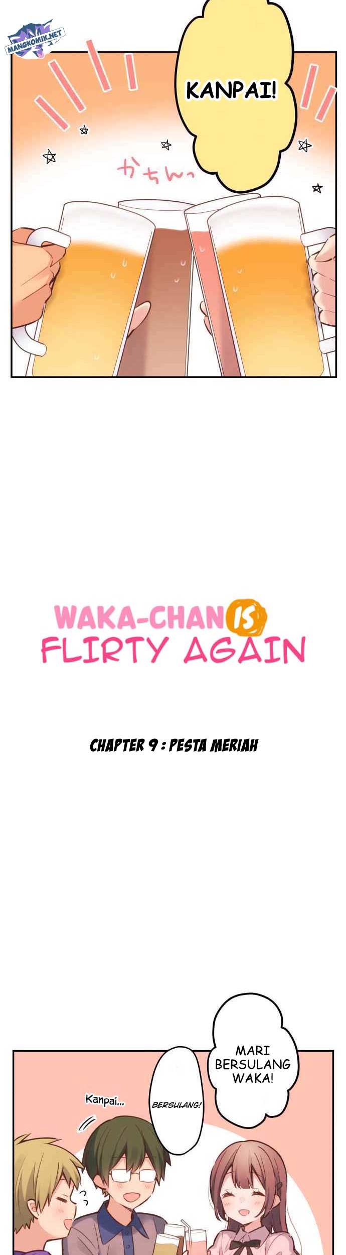 Waka-chan Is Flirty Again Chapter 09 Gambar 3