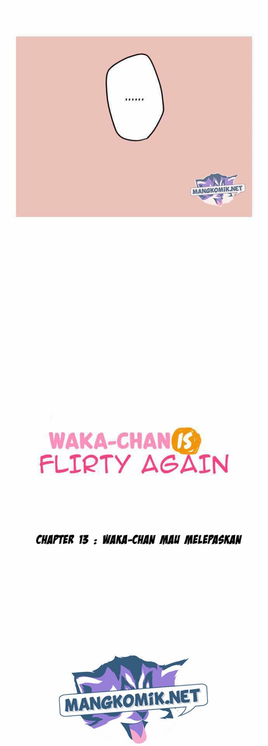 Waka-chan Is Flirty Again Chapter 13 Gambar 4