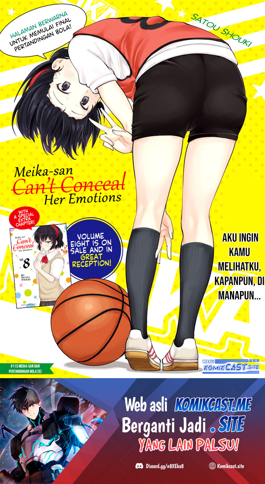 Baca  Meika-san Can’t Conceal Her Emotions Chapter 113 Gambar 2