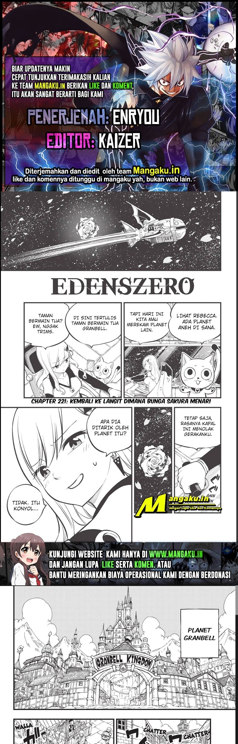 Baca Komik Eden's Zero Chapter 221 Gambar 1
