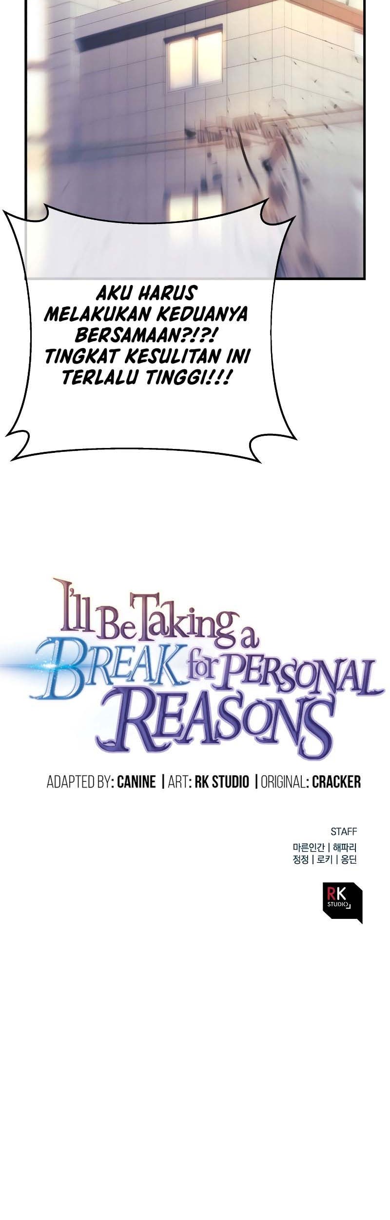 I’ll be Taking a Break for Personal Reasons Chapter 30 Gambar 84