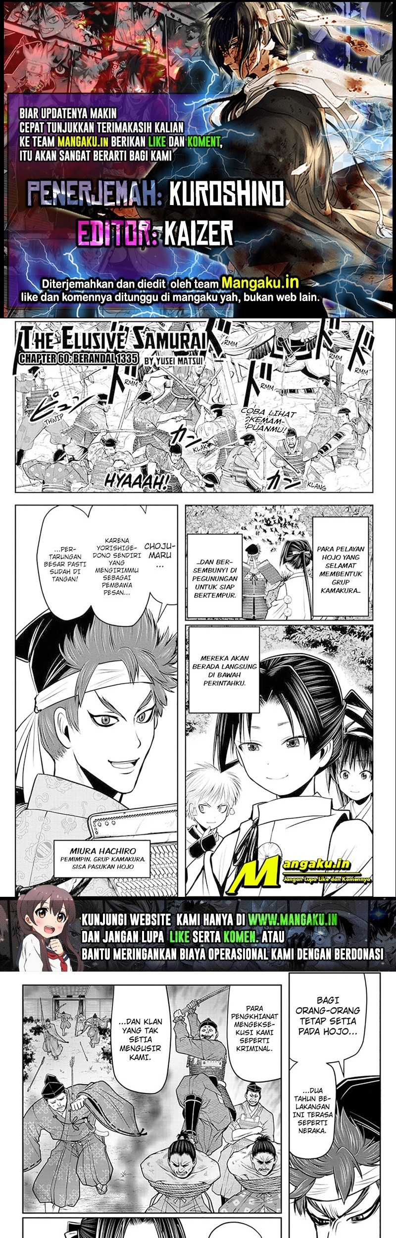 Baca Komik The Elusive Samurai Chapter 60 Gambar 1
