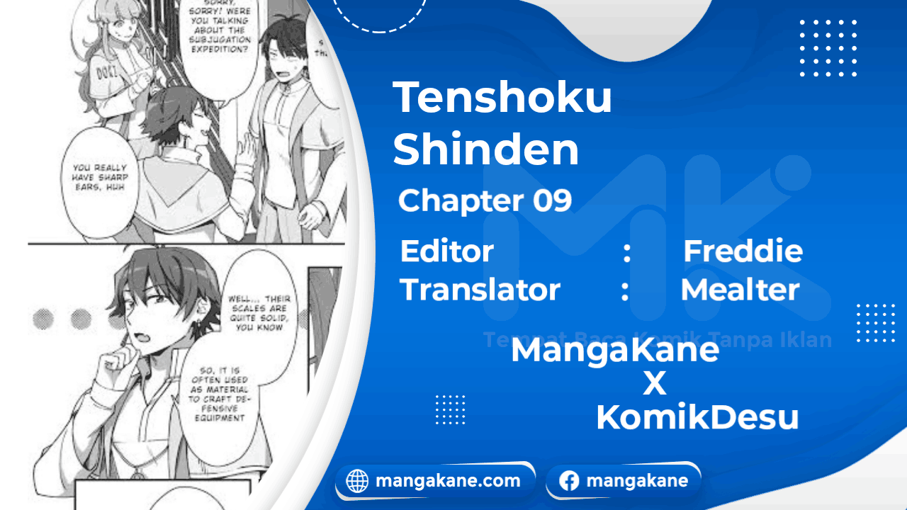 Baca Komik Tenshoku no Shinden o Hirakimashita Chapter 09 Gambar 1