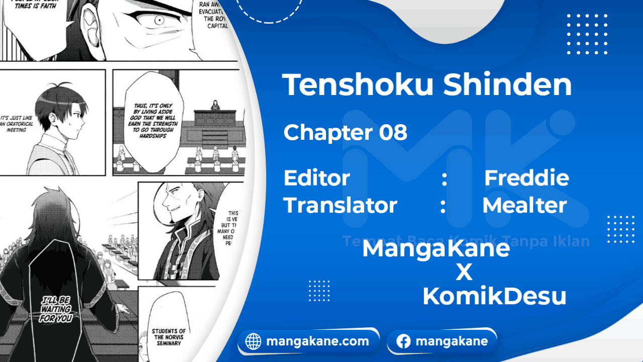 Baca Komik Tenshoku no Shinden o Hirakimashita Chapter 08 Gambar 1