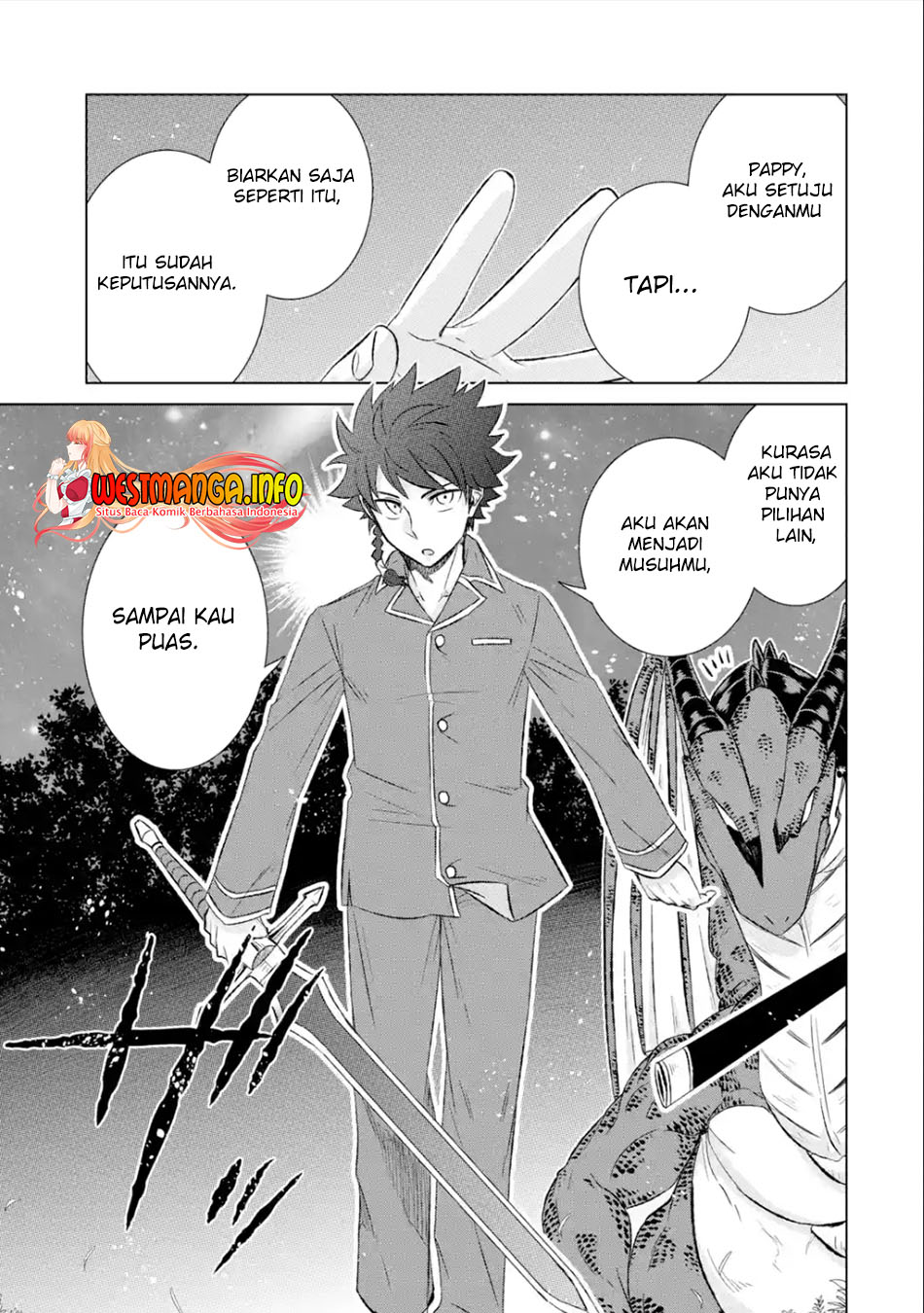 Isekai de tadahitori no mamono tsukai ~ tenshoku shitara maou ni machigawa remashita Chapter 39.1 Gambar 22