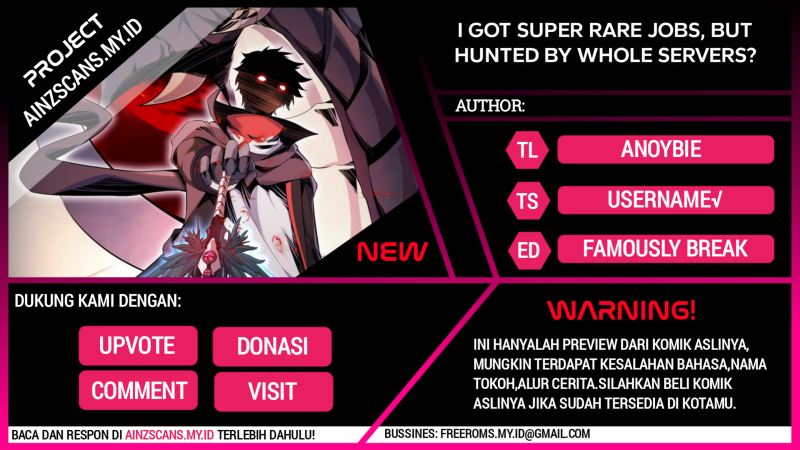 Baca Komik I Got Super Rare Jobs, But Hunted By Whole Servers? Chapter 02 Gambar 1