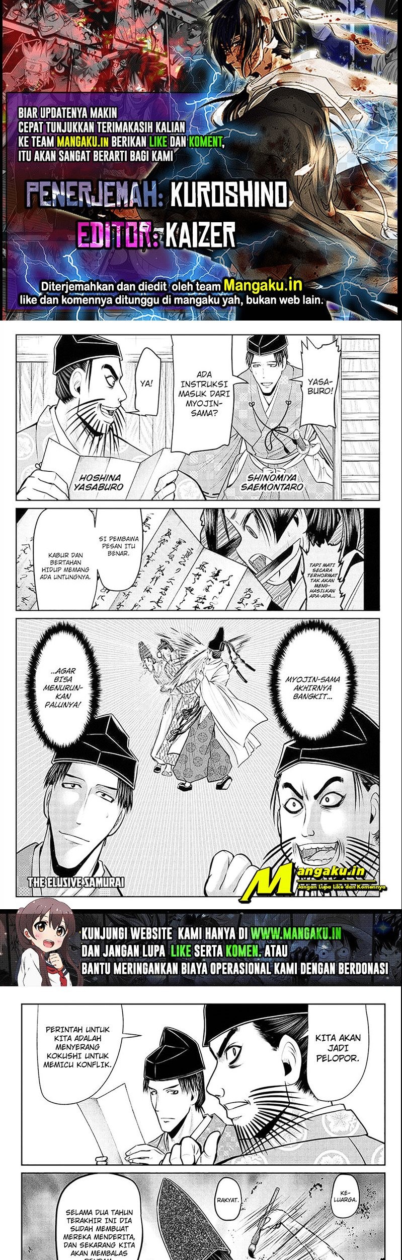 Baca Komik The Elusive Samurai Chapter 61 Gambar 1