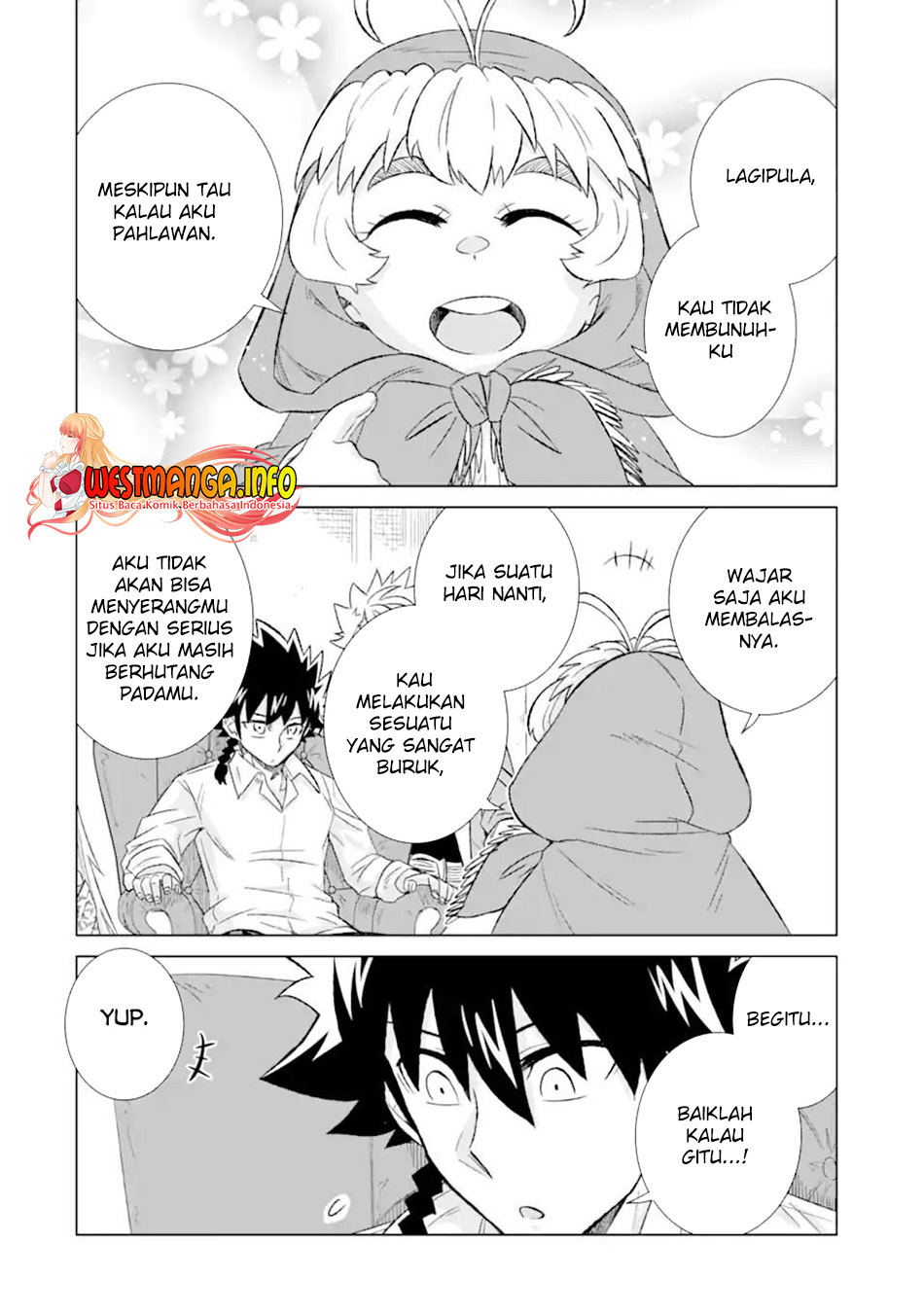 Isekai de tadahitori no mamono tsukai ~ tenshoku shitara maou ni machigawa remashita Chapter 40.1 Gambar 21