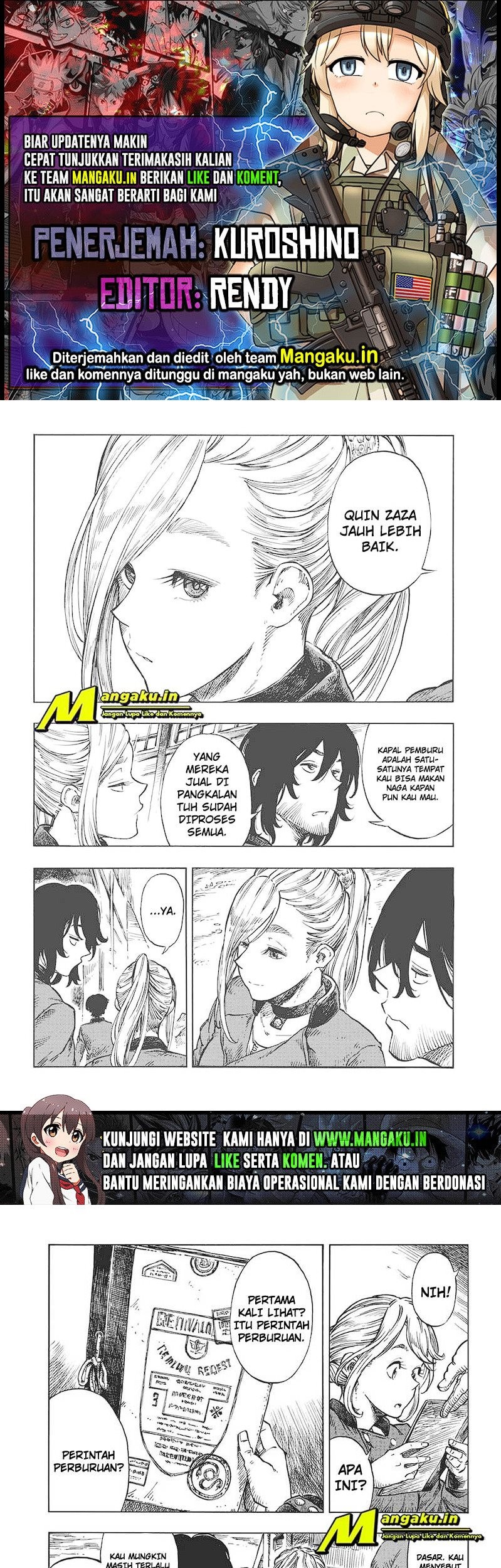 Baca Komik Kuutei Dragons Chapter 21.2 Gambar 1
