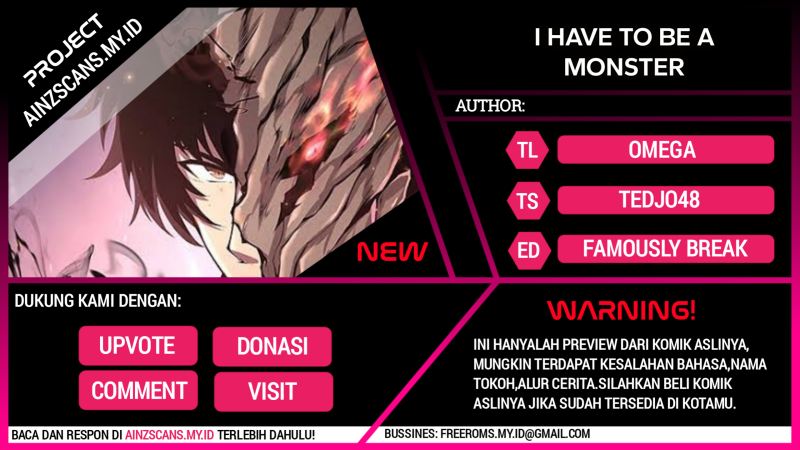 Baca Komik I Have to Be a Monster Chapter 20 Gambar 1