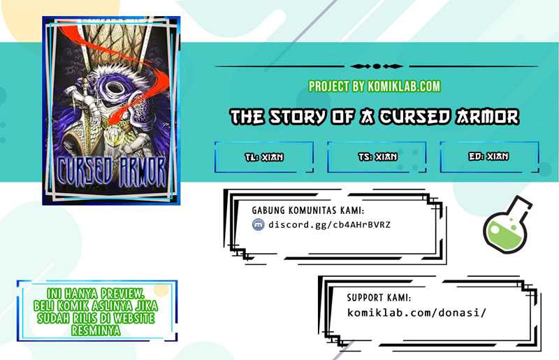 Baca Komik The Story of a Cursed Armor Chapter 08 Gambar 1