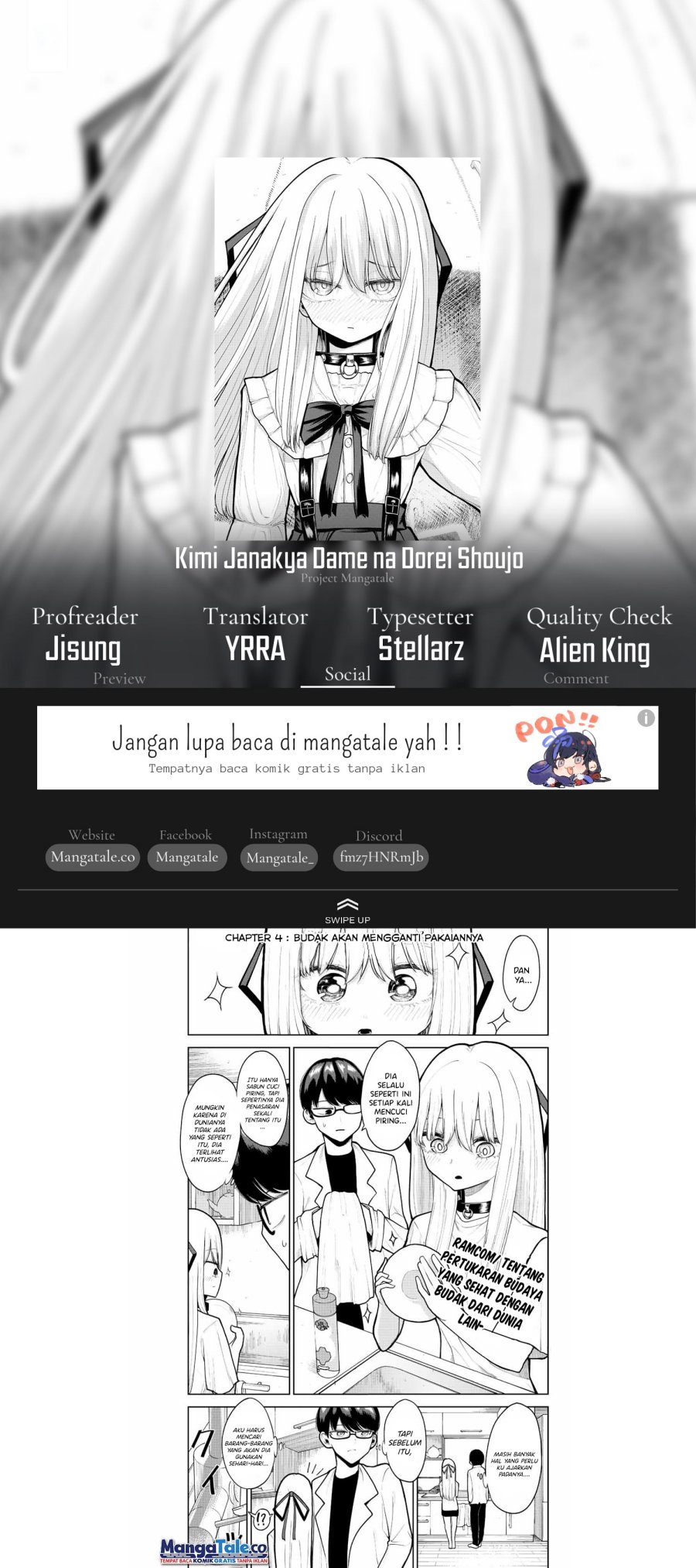 Baca Komik Kimi Janakya Dame na Dorei Shoujo Chapter 04 Gambar 1