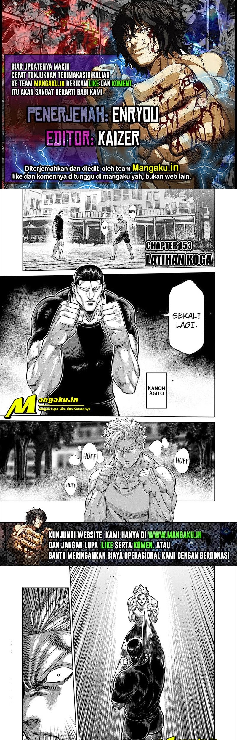 Baca Komik Kengan Omega Chapter 153 Gambar 1