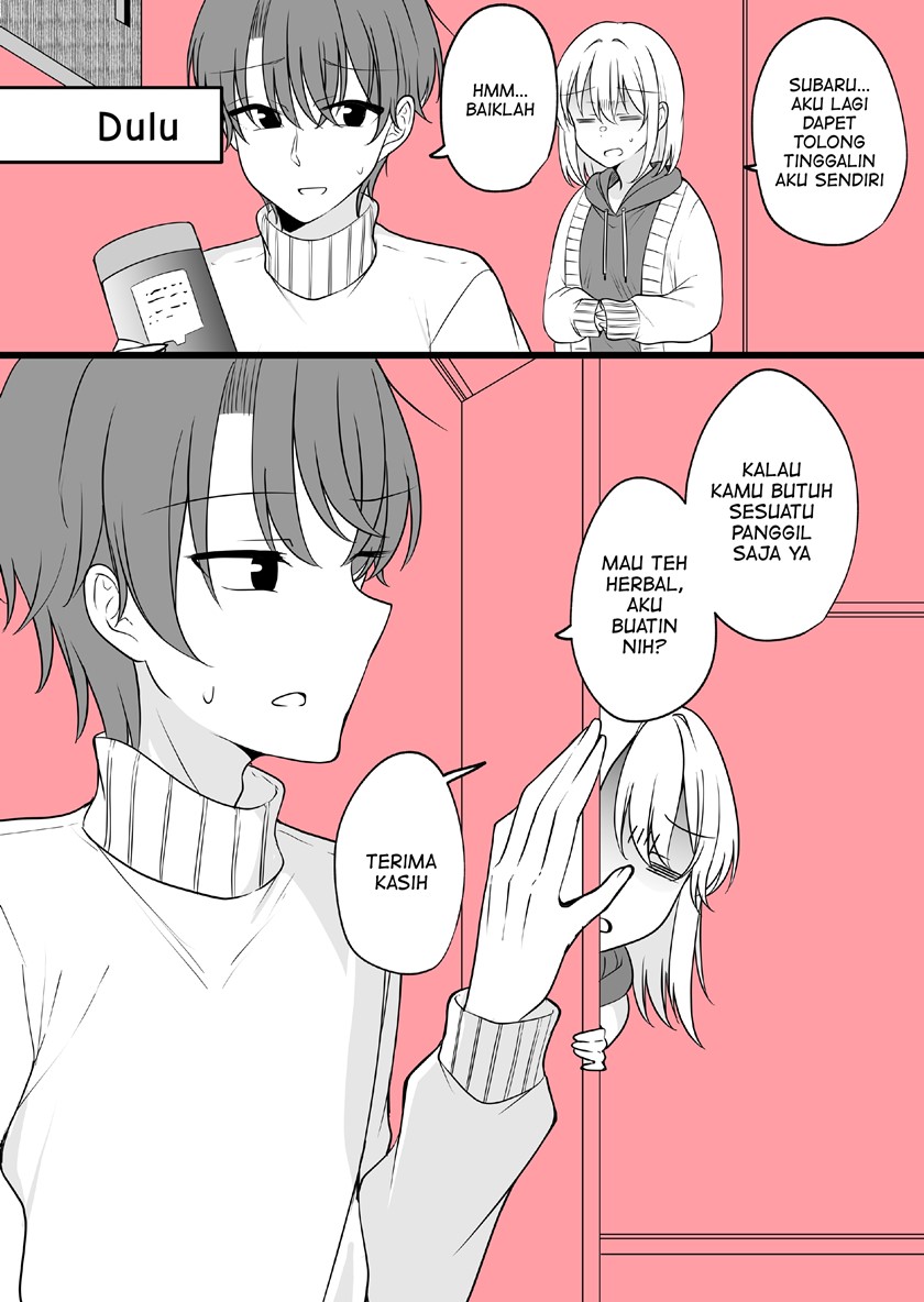 Baca Komik Daily Life of a Couple in Which the Boyfriend Became a Girl One Day Chapter 42 Gambar 1