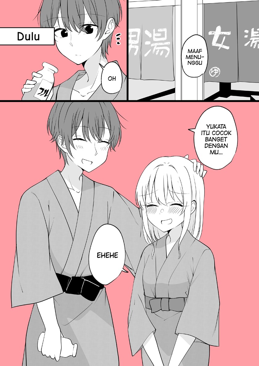 Baca Komik Daily Life of a Couple in Which the Boyfriend Became a Girl One Day Chapter 37 Gambar 1