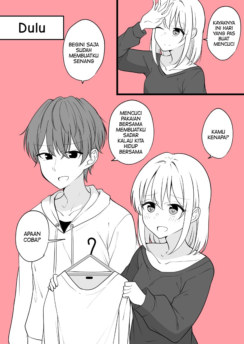 Baca Komik Daily Life of a Couple in Which the Boyfriend Became a Girl One Day Chapter 33 Gambar 1