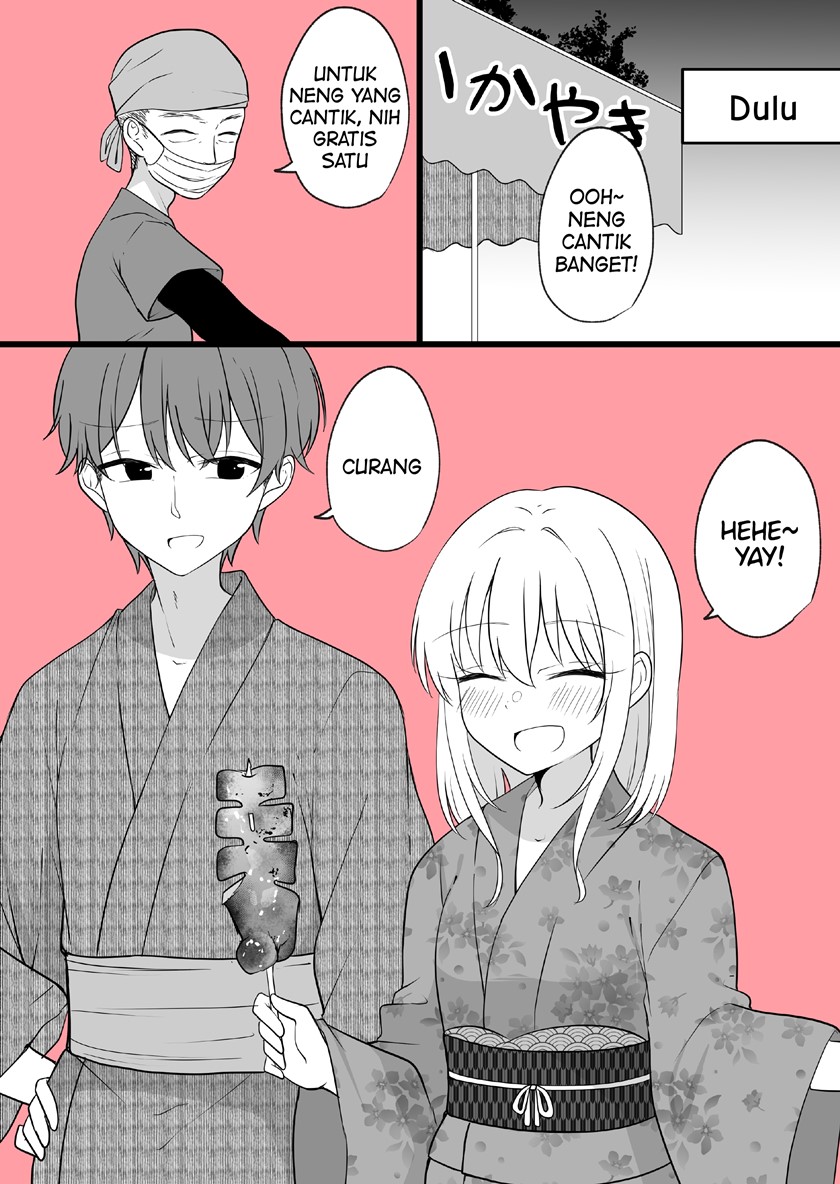 Baca Komik Daily Life of a Couple in Which the Boyfriend Became a Girl One Day Chapter 28 Gambar 1