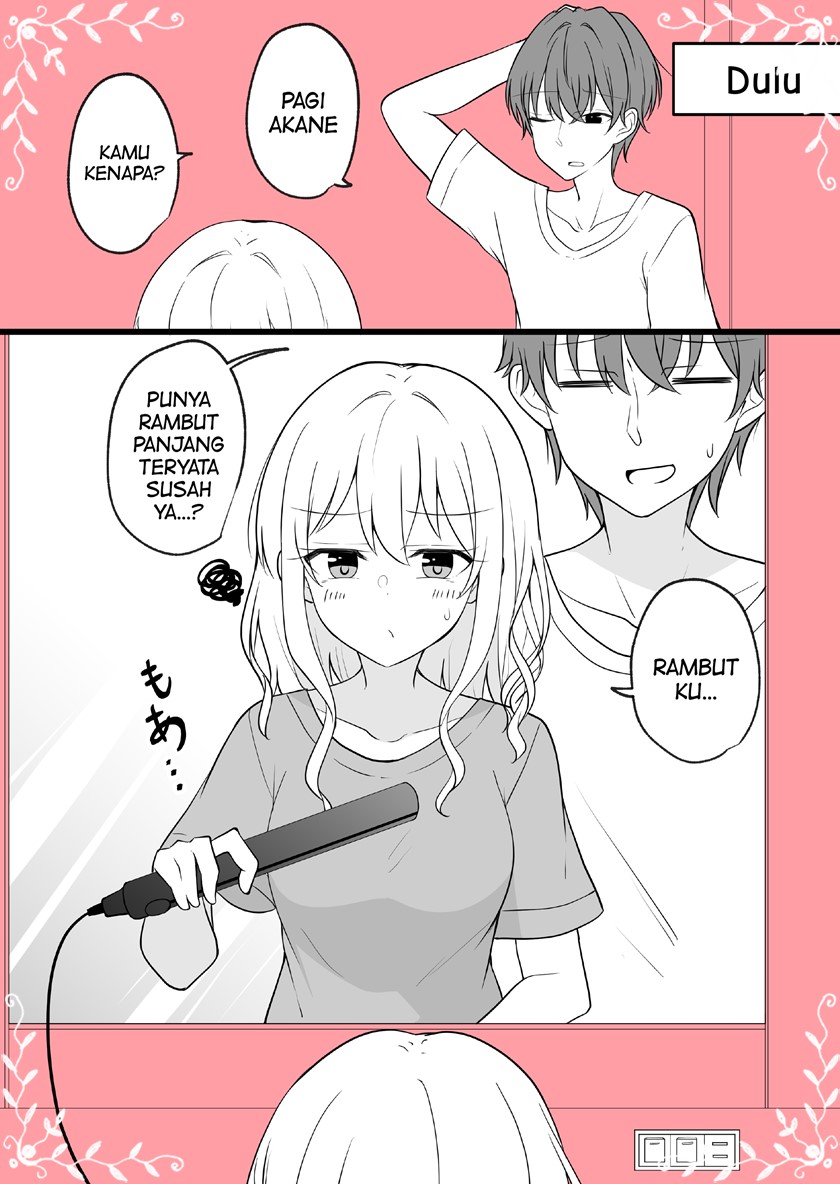 Baca Komik Daily Life of a Couple in Which the Boyfriend Became a Girl One Day Chapter 22 Gambar 1