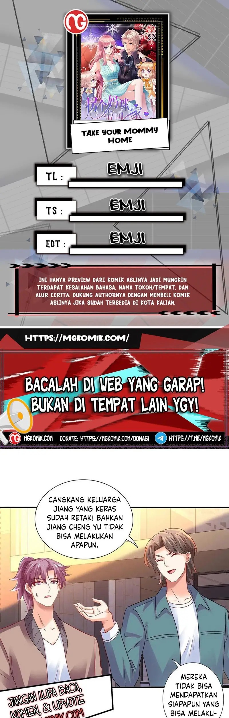 Baca Komik Take Your Mommy Home Chapter 405 Gambar 1